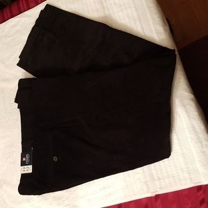 NWT Chaps corduroy black pants 32x32 slim fit